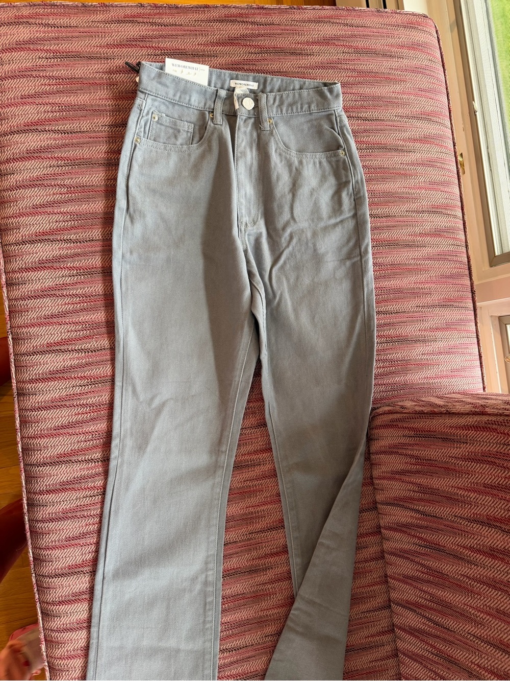 WeWoreWhat Men's Gray Chinos